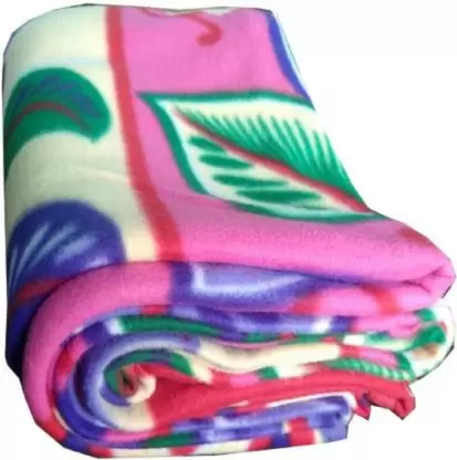 UpLoom Solid Single Fleece Blanket for  Mild Winter