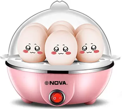 NOVA Pink Electric Egg Boiler NEC1530 Egg Cooker  (Pink, 7 Eggs)